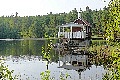 Dorf im Smaländischen Hochland